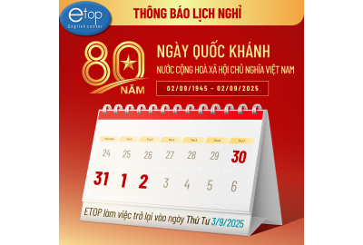 LỊCH NGHỈ LỄ QUỐC KHÁNH 02/09/2025